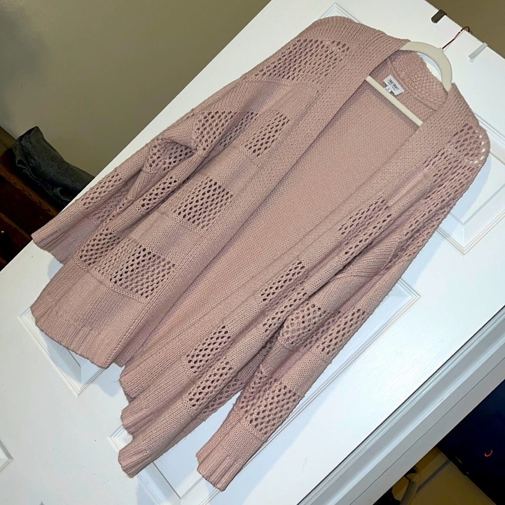True Craft pink cardigan. Size 3x